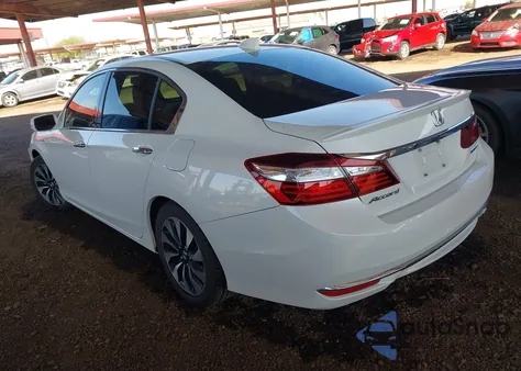 2017 Honda Accord Hybrid Ex-L from USA, damaged, VIN JHMCR6F5XHC004736